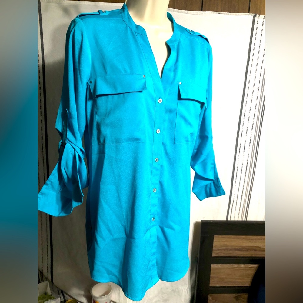 CALVIN KLEIN BLOUSE - Picture 1 of 6